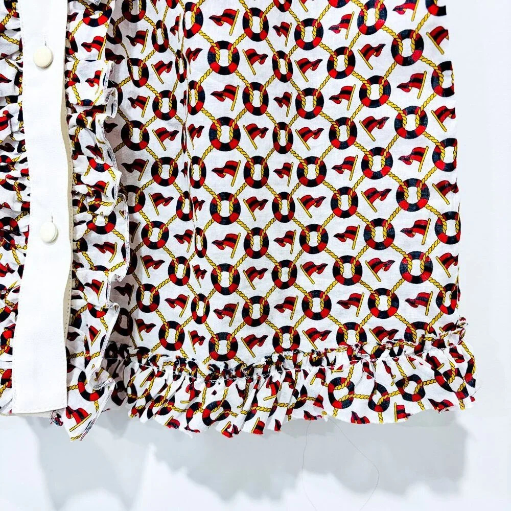 D&G Navy  and red nautical‎ blouse - Picture 5 of 8